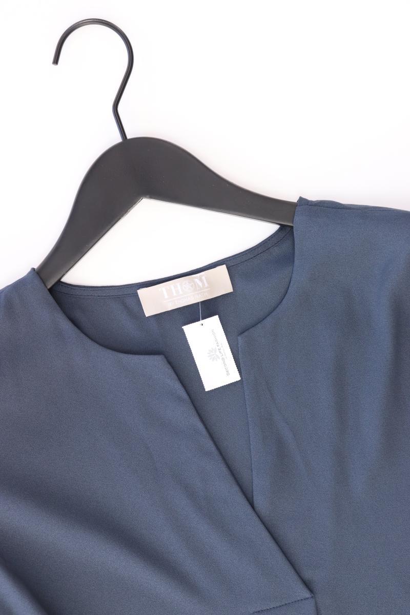 Thom by Thomas Rath Comfort Bluse Gr. 38 3/4 Ärmel grau aus Polyester
