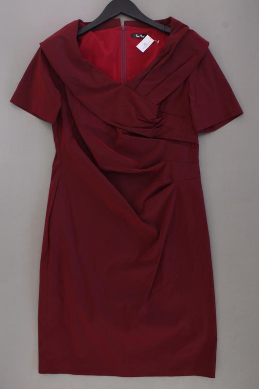 Vera Mont Abendkleid Gr. 42 Kurzarm rot aus Polyamid