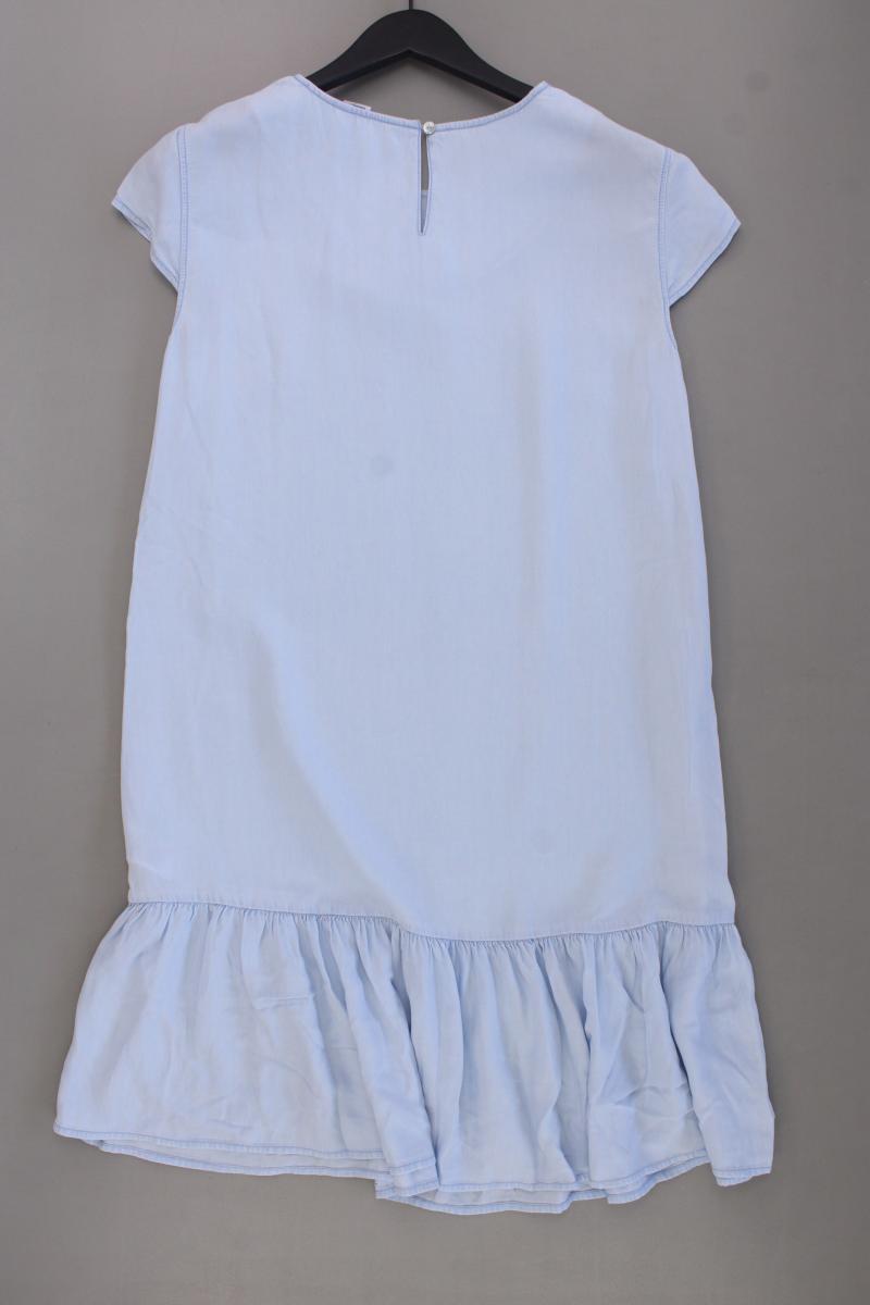 Tom Tailor Kurzarmkleid Gr. 38 blau aus Lyocell