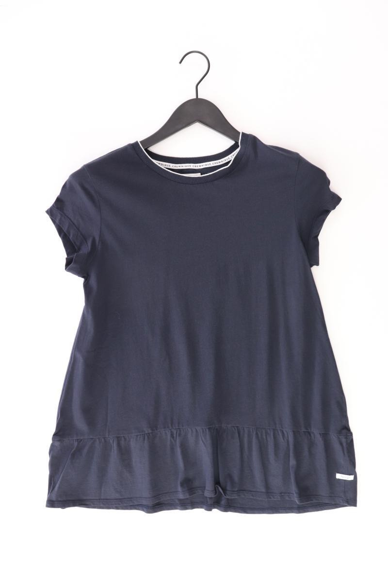 Marc O'Polo T-Shirt Gr. S Kurzarm blau aus Baumwolle