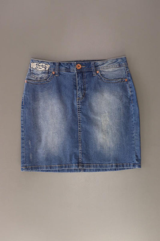 Street One Jeansrock Gr. 38 blau aus Baumwolle