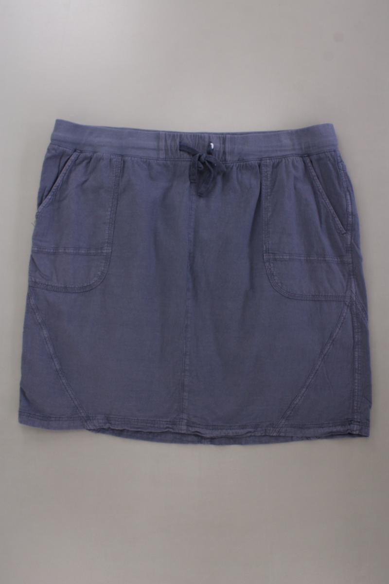 Zizzi Rock Gr. 50/52 blau aus Baumwolle