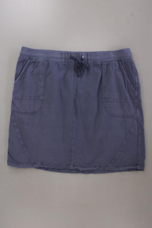 Zizzi Rock Gr. 50/52 blau aus Baumwolle