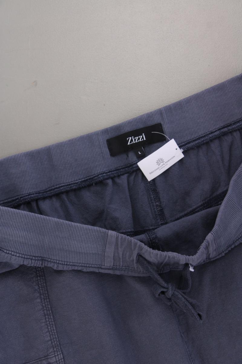 Zizzi Rock Gr. 50/52 blau aus Baumwolle