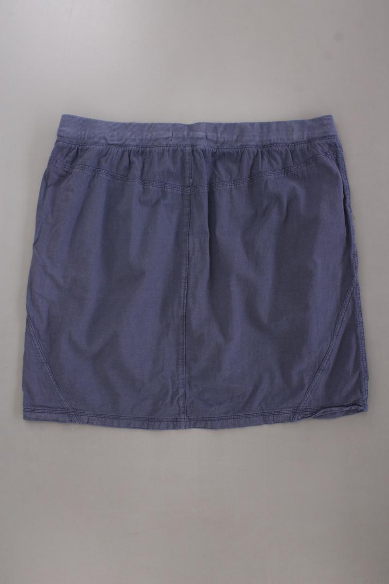Zizzi Rock Gr. 50/52 blau aus Baumwolle