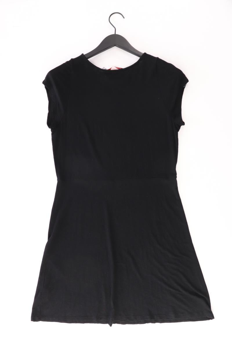 Desigual Kurzarmkleid Gr. XL schwarz aus Baumwolle