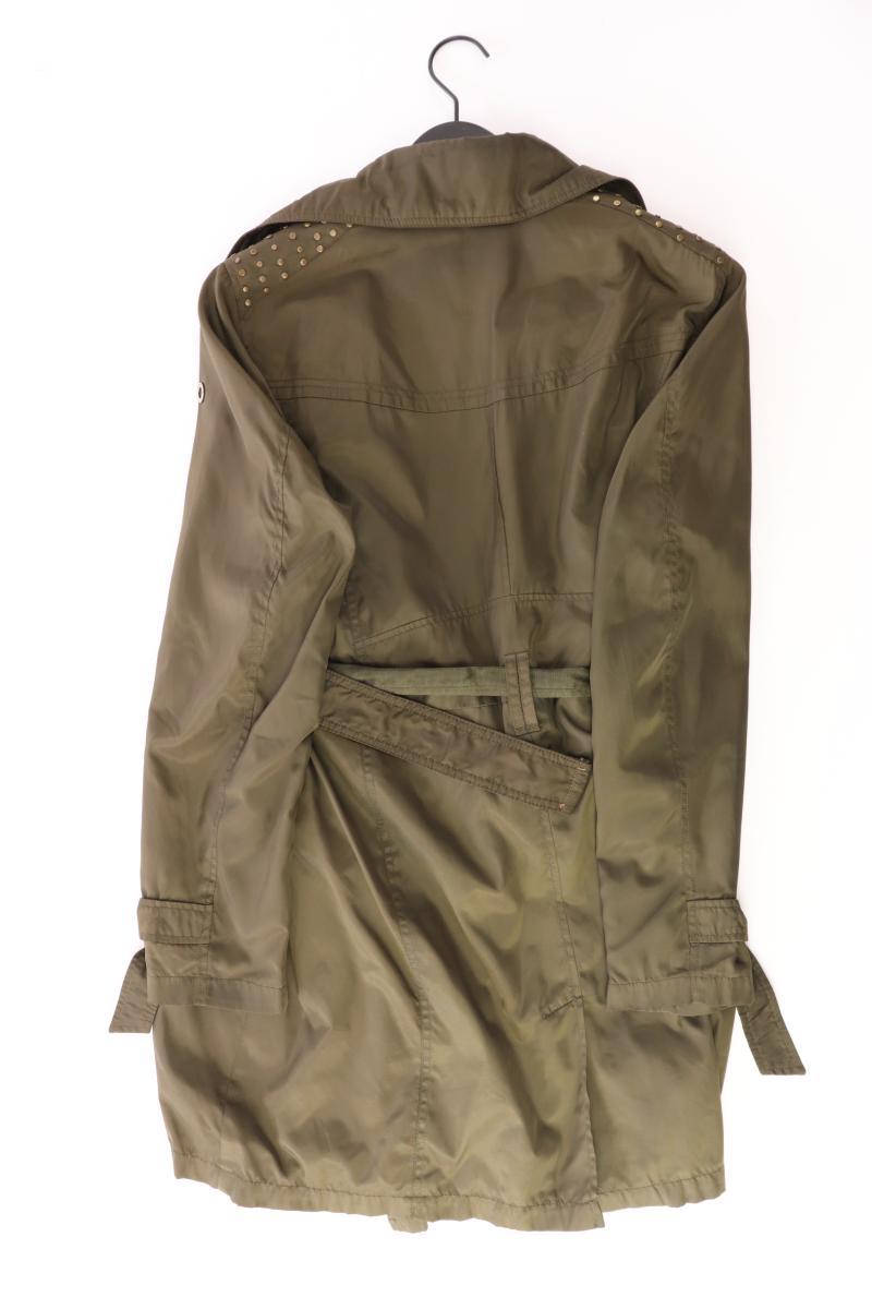 RESET Trenchcoat Gr. 46 mit Gürtel olivgrün aus Polyester