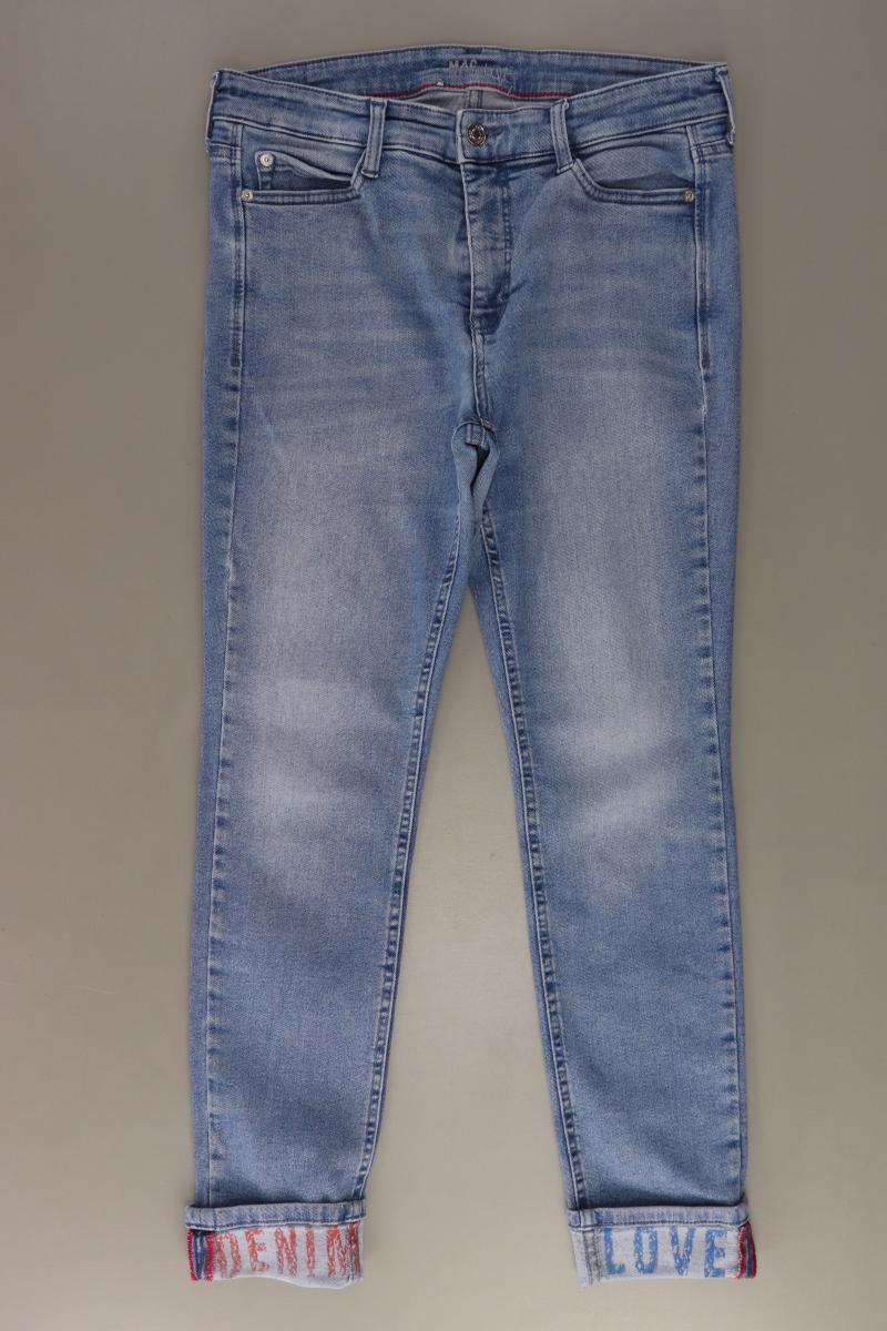 MAC Skinny Jeans Gr. w28/L32 blau aus Baumwolle