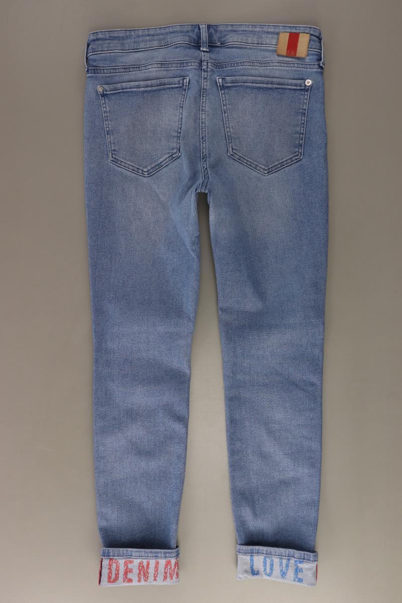 MAC Skinny Jeans Gr. w28/L32 blau aus Baumwolle