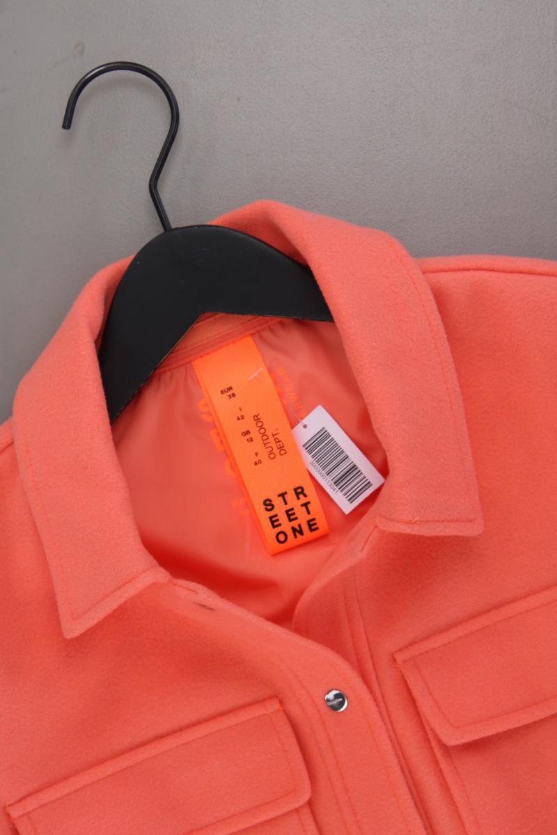Street One Übergangsjacke Gr. 38 orange aus Polyester