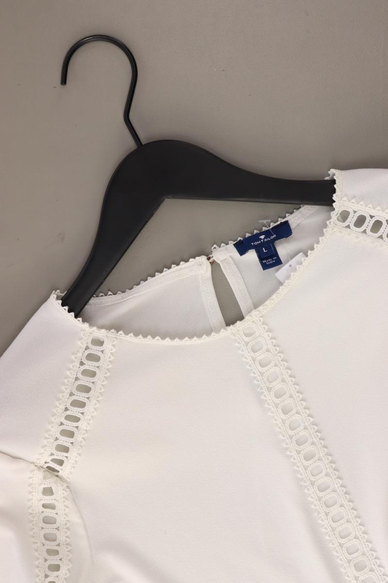Tom Tailor Langarmbluse Gr. L creme aus Polyester
