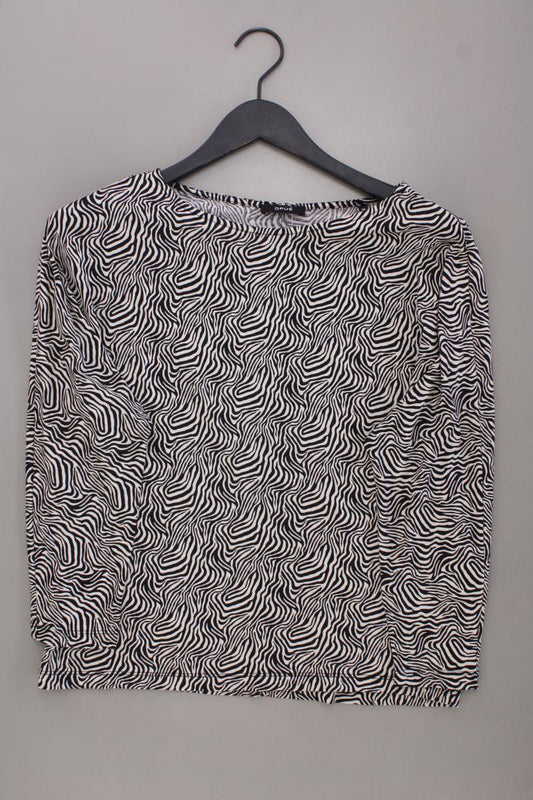 Opus Longsleeve-Shirt Gr. 38 mit Tierdruck Langarm grau