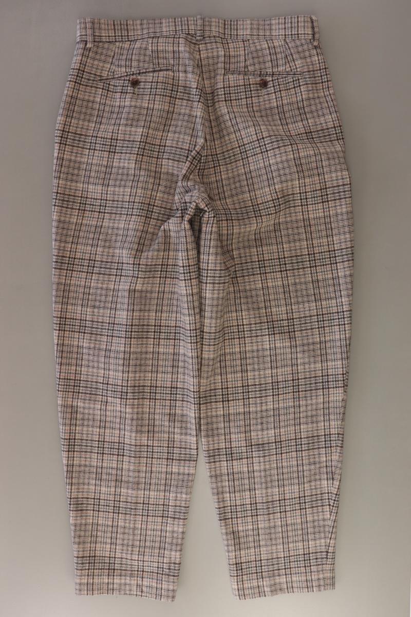 Asos Hose Gr. W34/L32 kariert braun aus Polyester