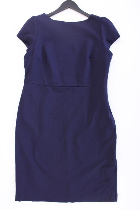 Boden Bleistiftkleid Gr. 44 Kurzarm blau aus Baumwolle