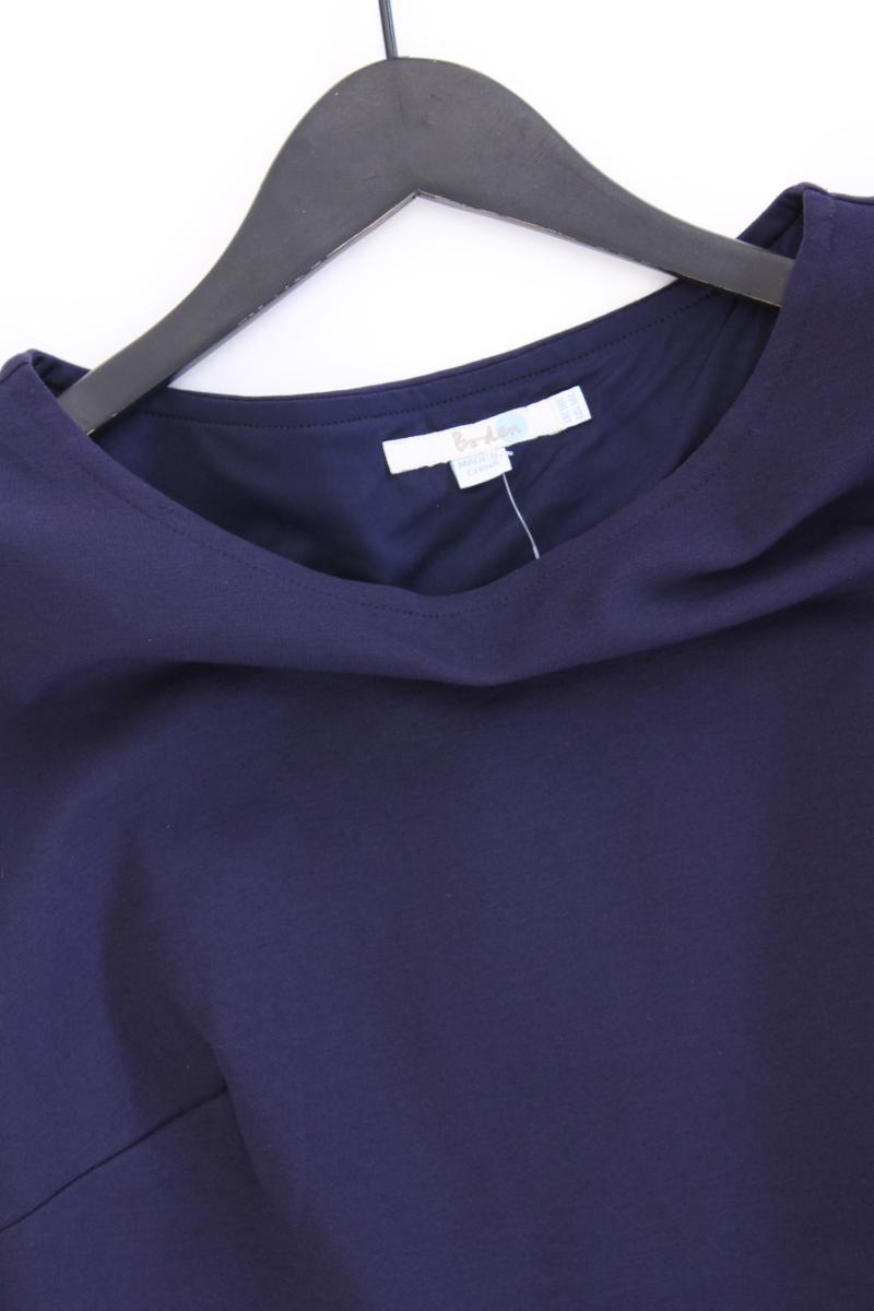 Boden Bleistiftkleid Gr. 44 Kurzarm blau aus Baumwolle