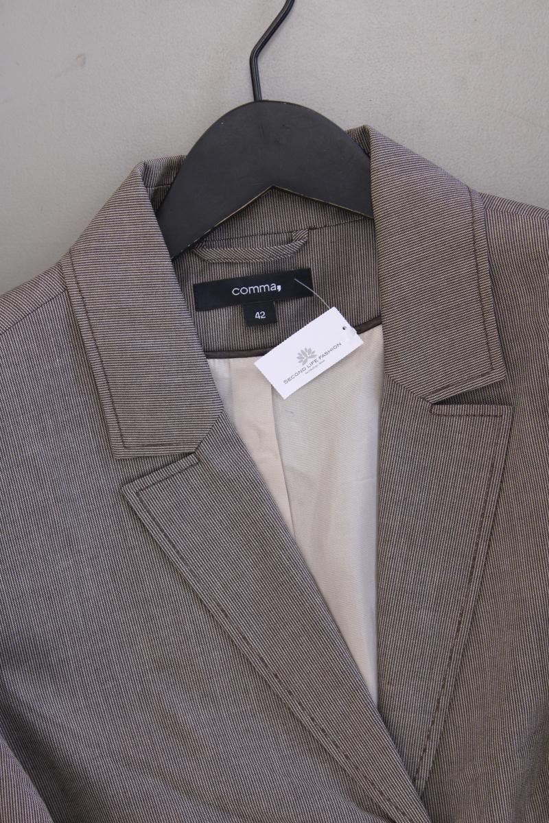 comma, Classic Blazer Gr. 42 grau aus Polyester