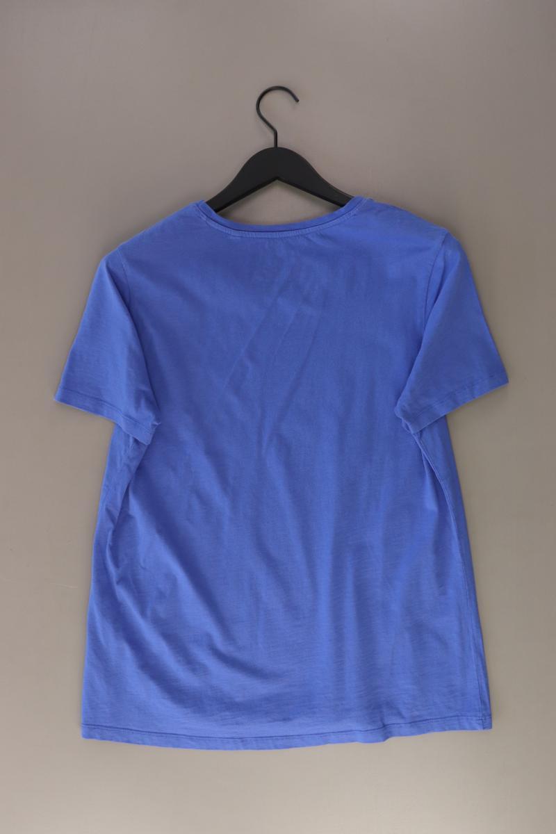 Soccx Printshirt Gr. 42 Kurzarm blau aus Baumwolle
