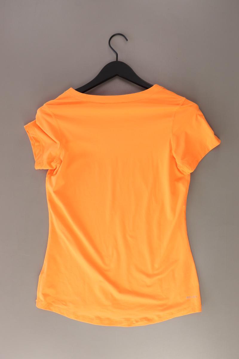 Nike Sportshirt Gr. L Kurzarm orange aus Polyester