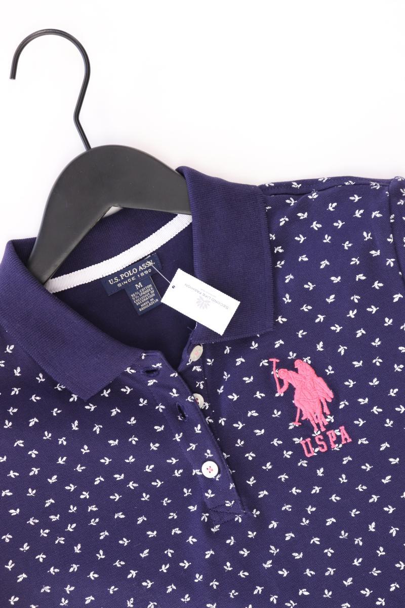U.S. Polo Assn Polokleid Gr. M Kurzarm blau aus Baumwolle