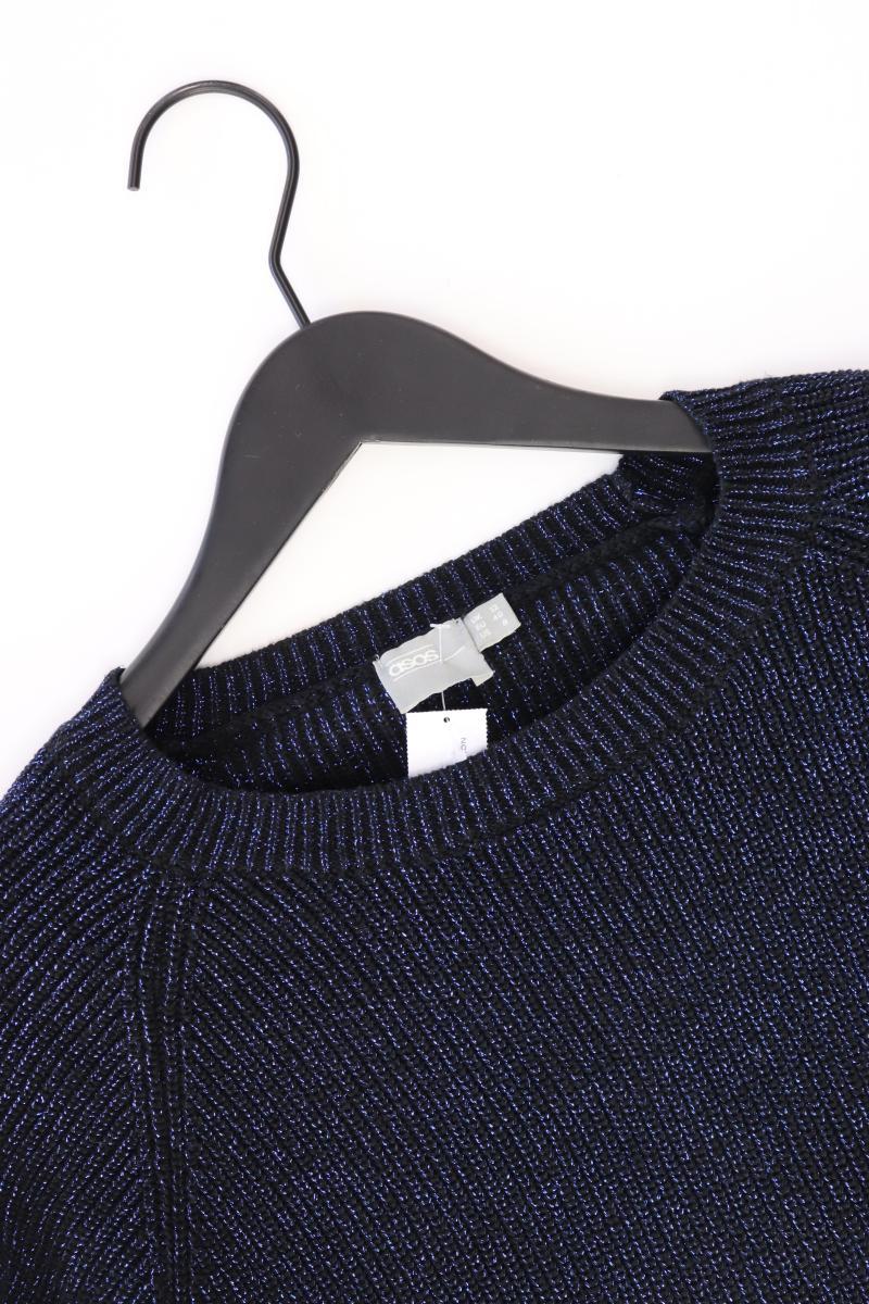 Asos Grobstrickpullover Gr. 40 blau aus Baumwolle