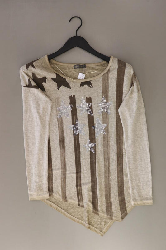 Decay Longsleeve-Shirt Gr. S Langarm braun aus Viskose