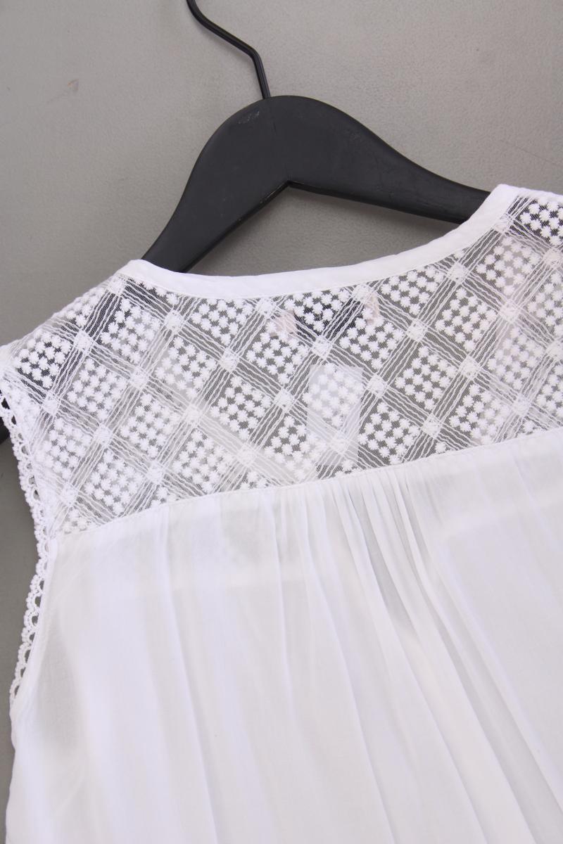 SOAKED IN LUXURY Ärmellose Bluse Gr. L weiß