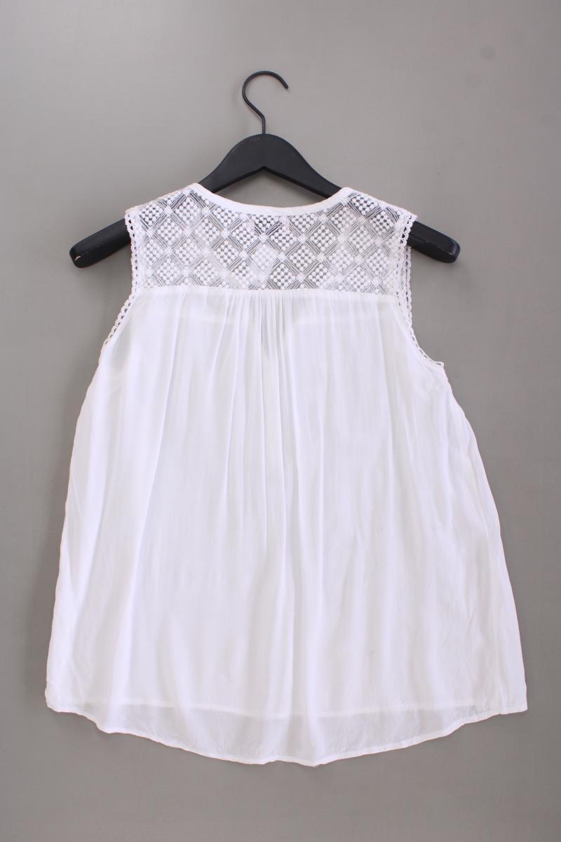 SOAKED IN LUXURY Ärmellose Bluse Gr. L weiß