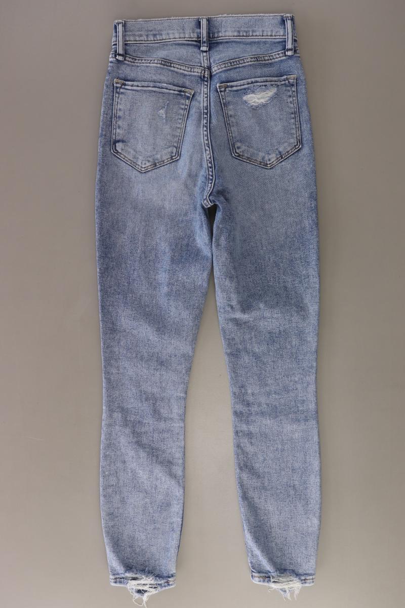 Abercrombie & Fitch Skinny Jeans Gr. 24 blau aus Baumwolle