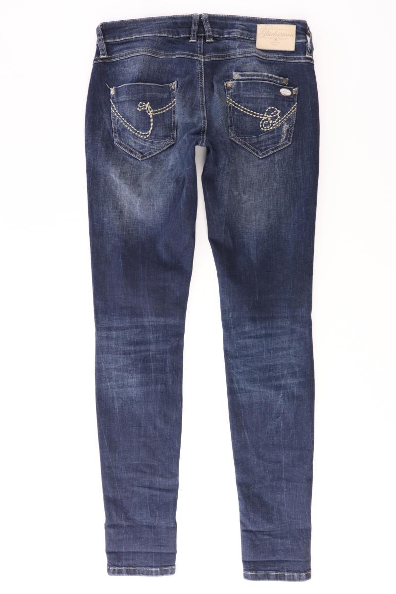 Glücksstern Straight Jeans Gr. W28/L30 Modell Petra blau aus Baumwolle