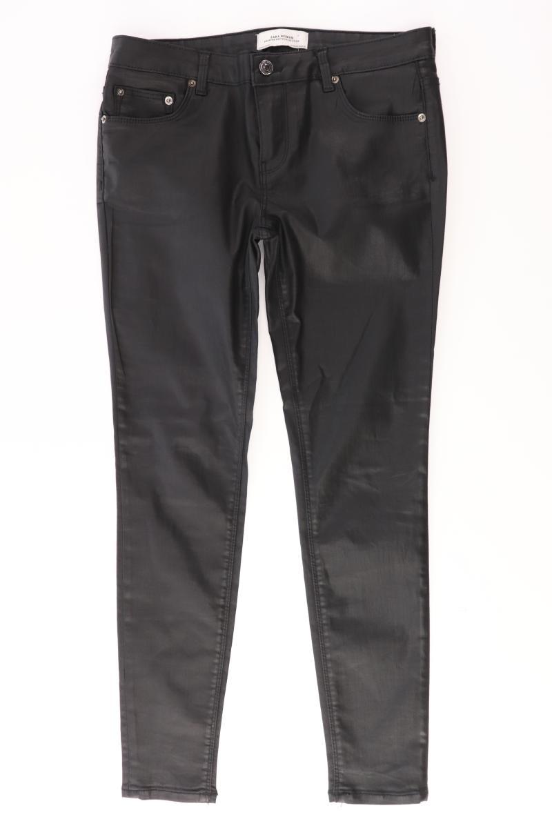 Zara Five-Pocket-Hose Gr. 36 schwarz aus Baumwolle