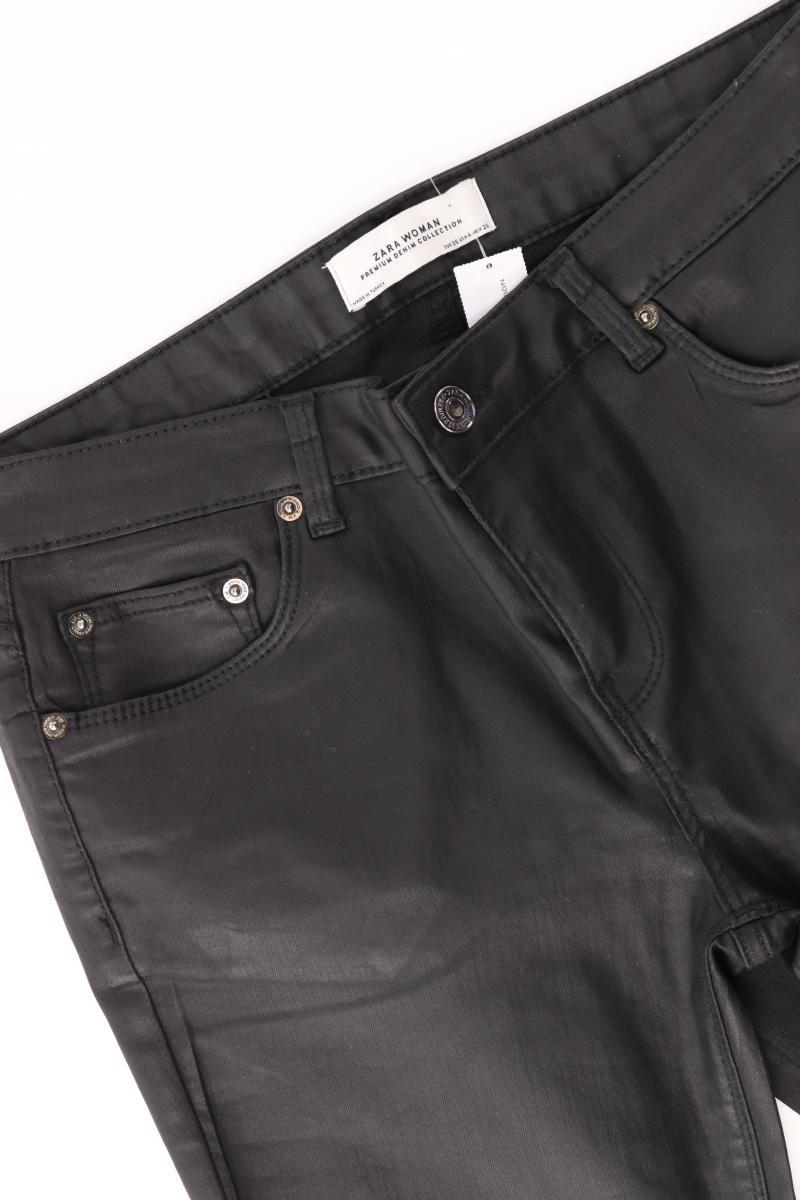 Zara Five-Pocket-Hose Gr. 36 schwarz aus Baumwolle