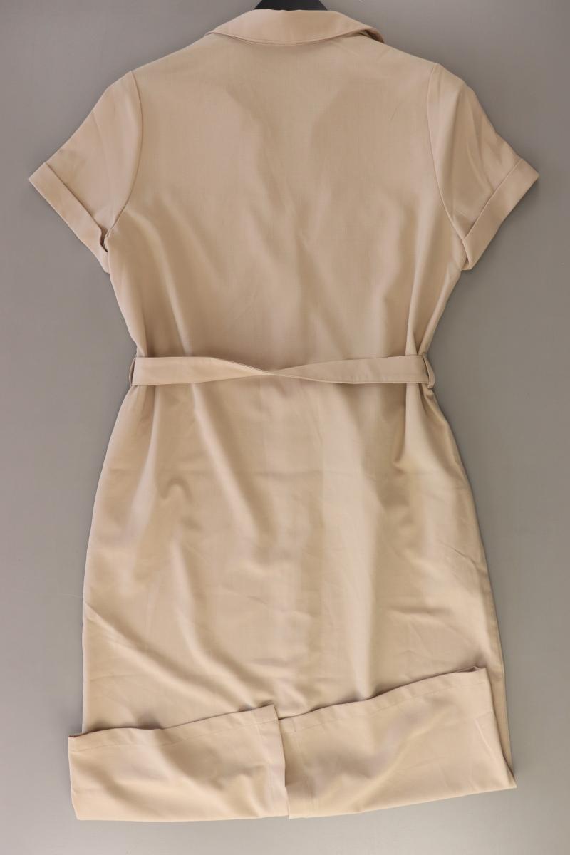 Création L. Blusenkleid Gr. 40 neuwertig Kurzarm creme aus Polyester