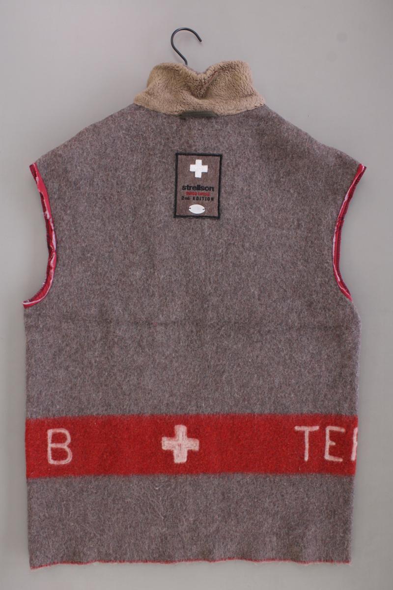 Strellson Classic Weste für Herren Gr. 50 braun aus Baumwolle