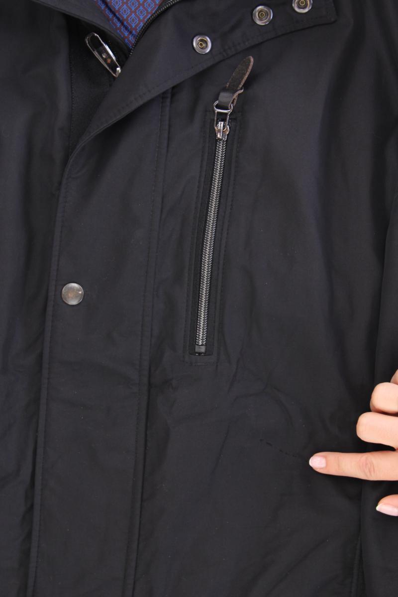 Pierre Cardin Lange Jacke für Herren Gr. 50 schwarz aus Polyester