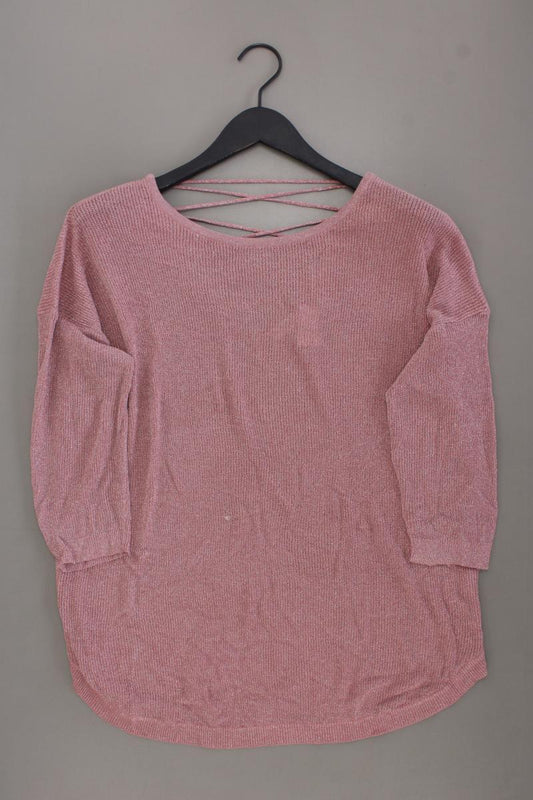 Jacqueline de Yong Langarmpullover Gr. L rosa