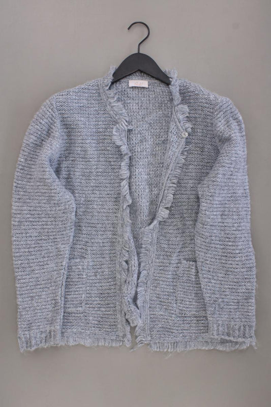 Paola Cardigan mit Glitzer Gr. 46 Langarm grau