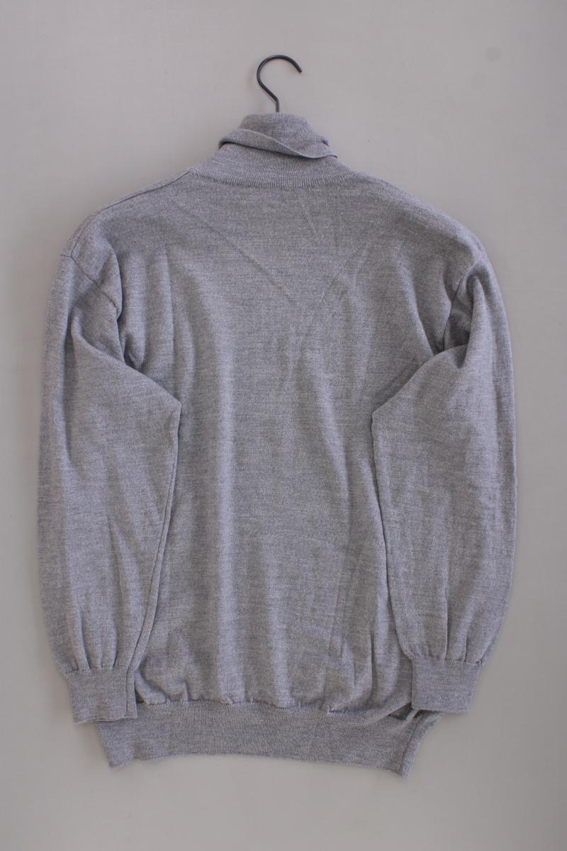 BARISAL Rollkragenpullover für Herren Gr. 52 grau aus Wolle