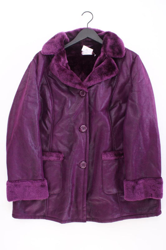 Helena Vera Lange Jacke Gr. 50 neuwertig lila aus Polyester