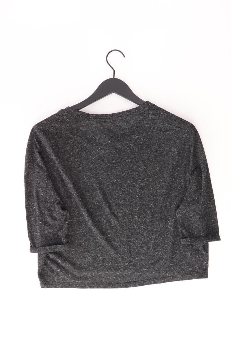 edc by Esprit Cropped Shirt Gr. S 3/4 Ärmel grau aus Polyester