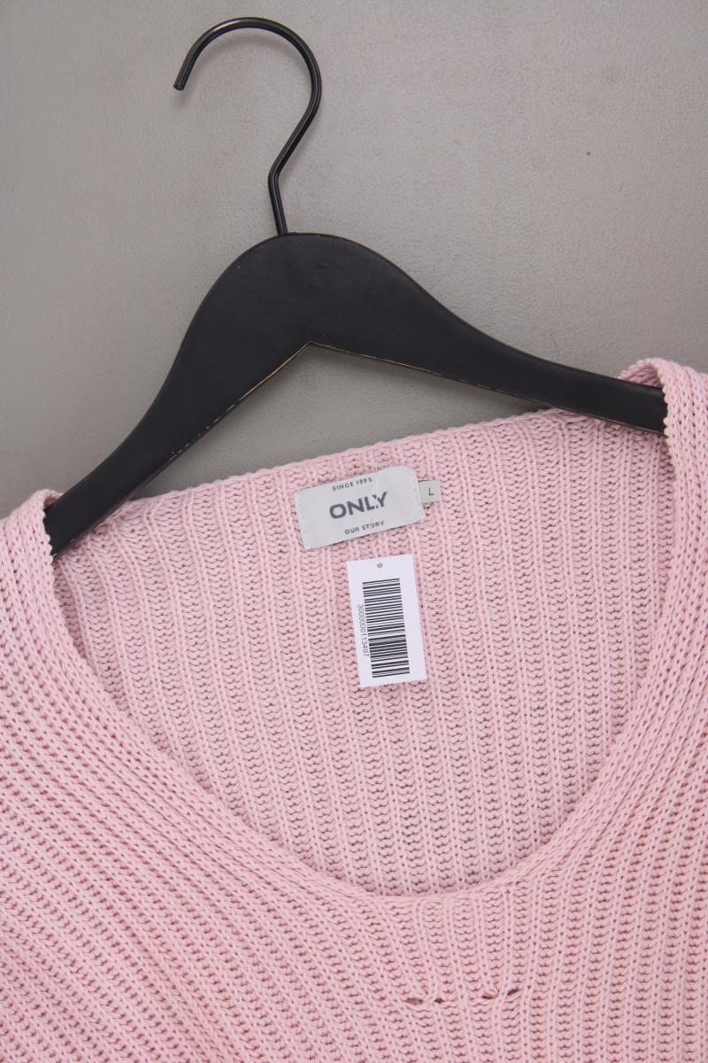 Only Grobstickpullover Gr. L rosa