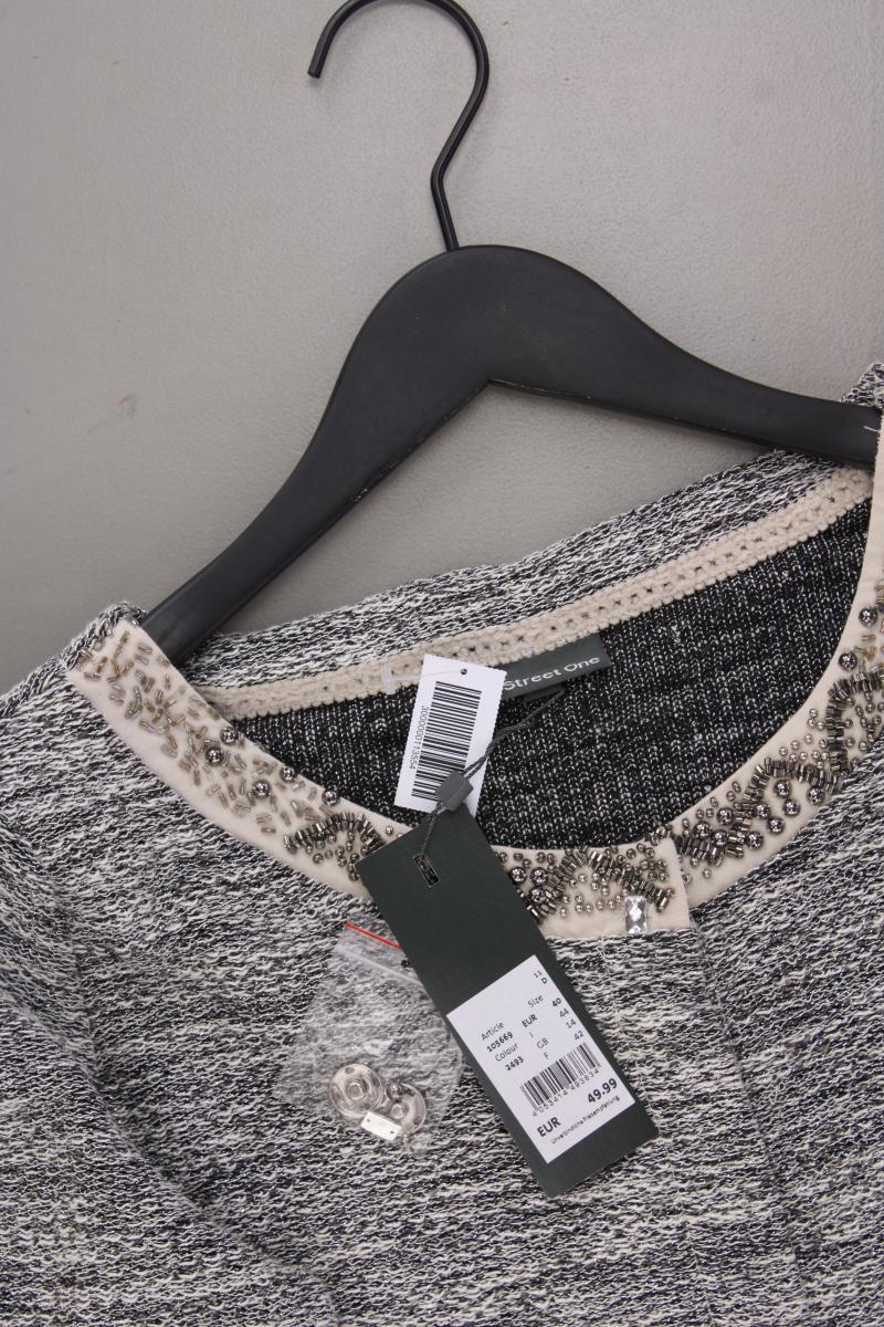 Street One Strickjacke Gr. 40 neu mit Etikett Neupreis: 49,99€! Langarm grau