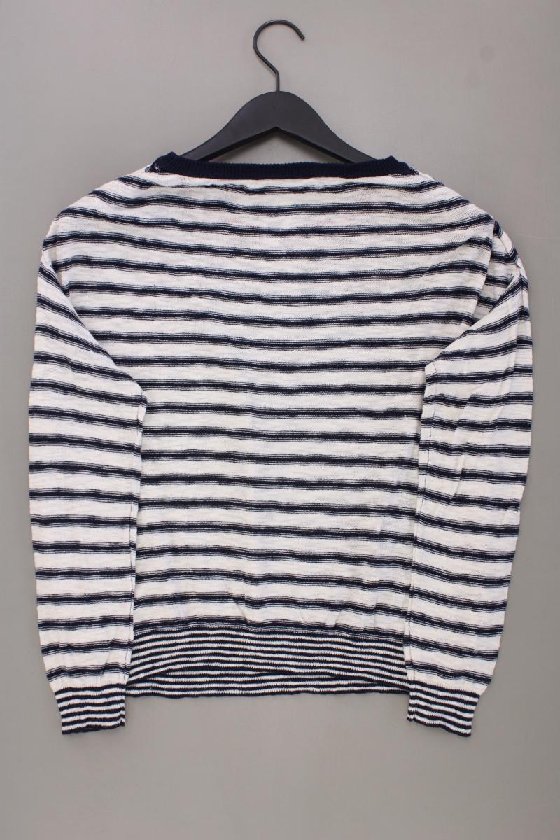 Pepe Jeans Feinstrickpullover Gr. S gestreift blau aus Baumwolle