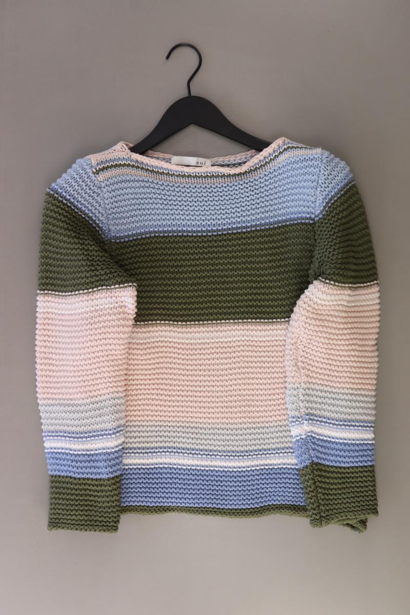 Oui Grobstrickpullover Gr. 40 mehrfarbig aus Baumwolle