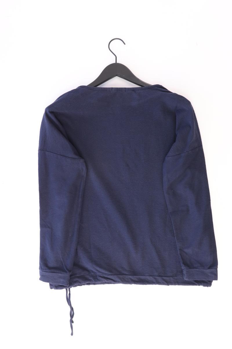 Cecil Langarmpullover Gr. M blau aus Baumwolle