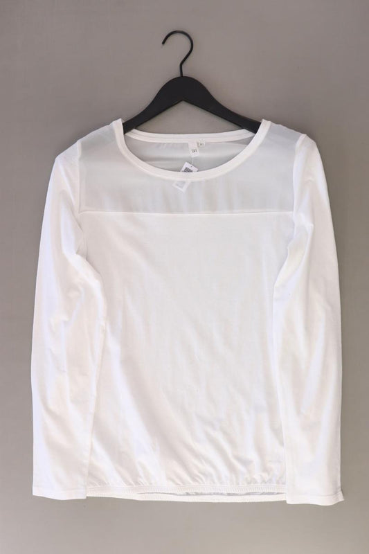 QS by s.Oliver Langarmbluse Gr. XL weiß aus Baumwolle