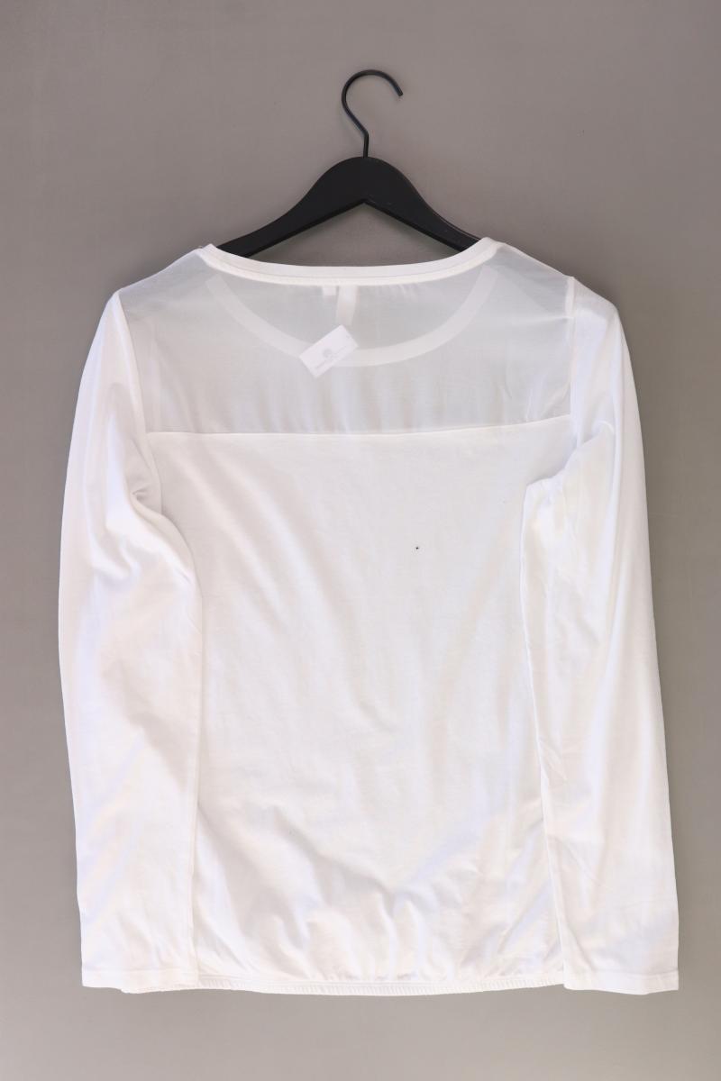 QS by s.Oliver Langarmbluse Gr. XL weiß aus Baumwolle
