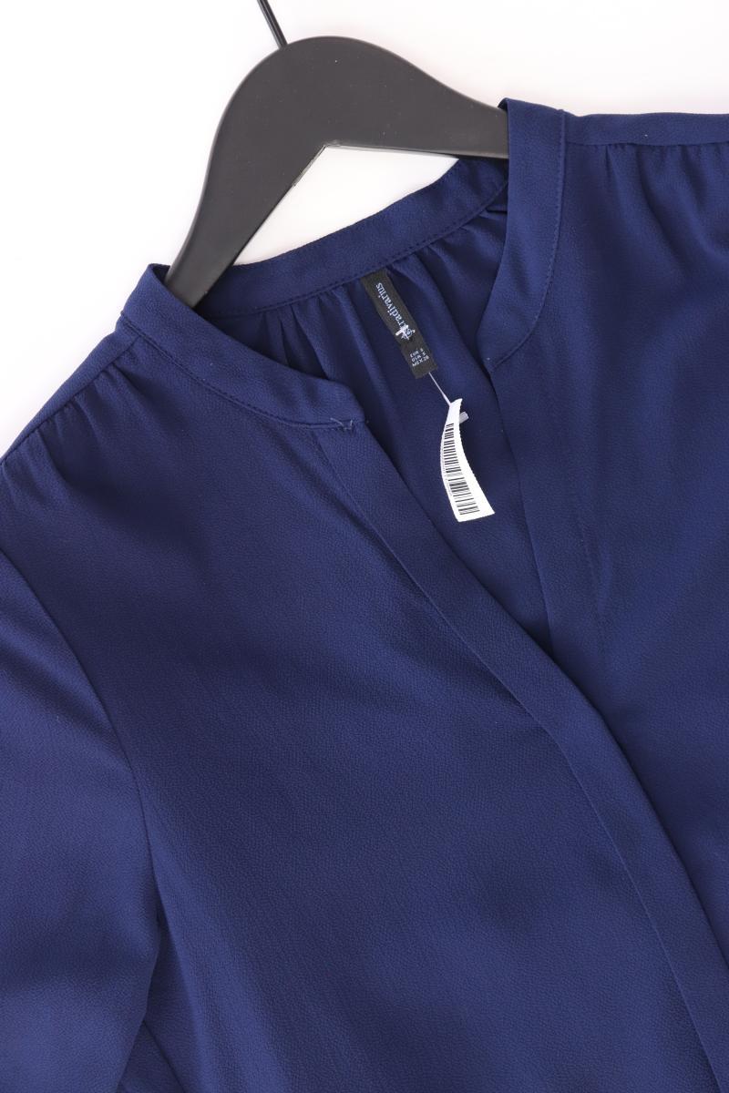 Stradivarius Midikleid Gr. S 3/4 Ärmel blau aus Polyester