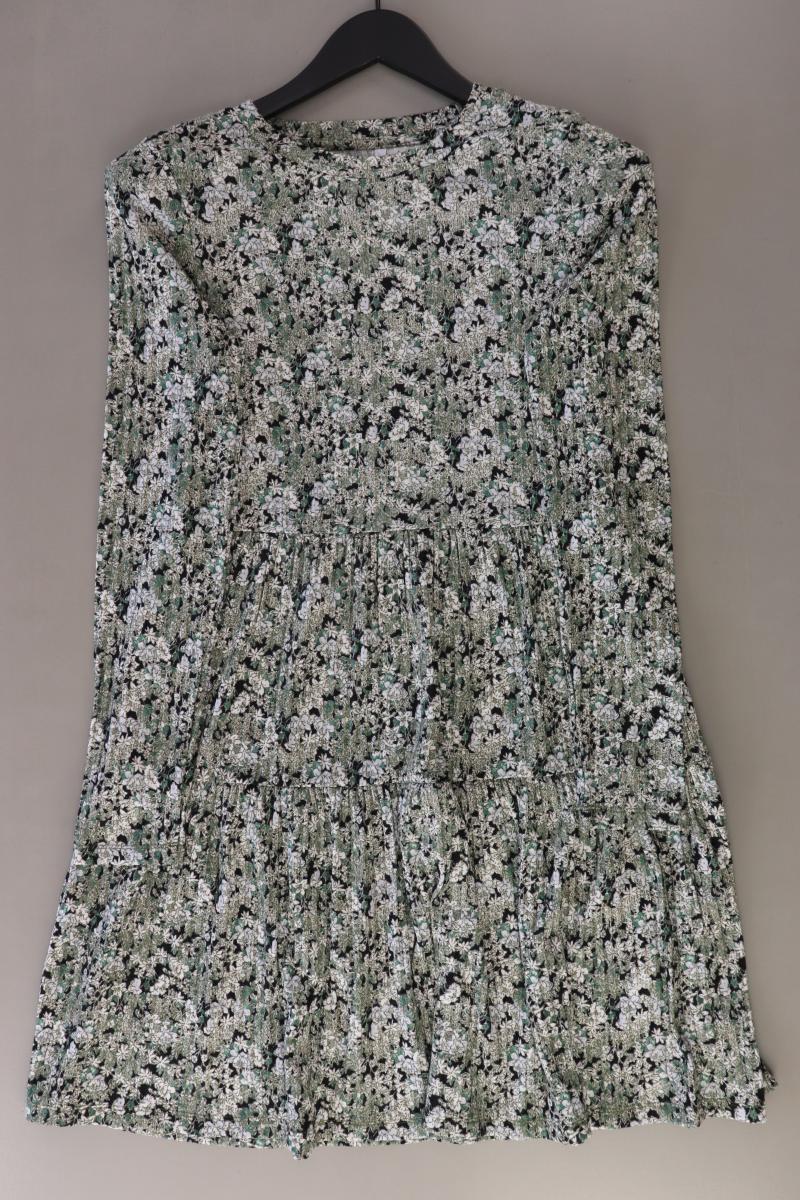 Hollys Kleid Gr. S mit Blumenmuster Langarm grün aus Polyester