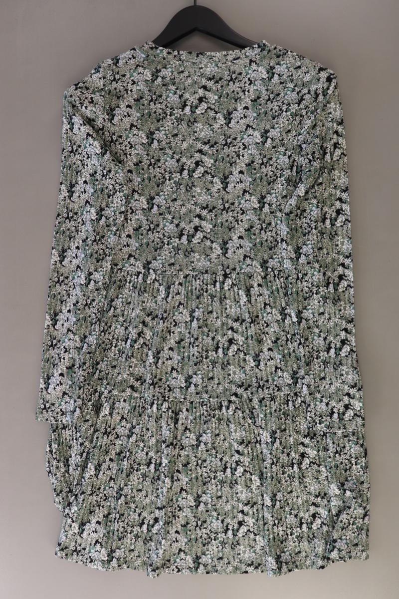 Hollys Kleid Gr. S mit Blumenmuster Langarm grün aus Polyester