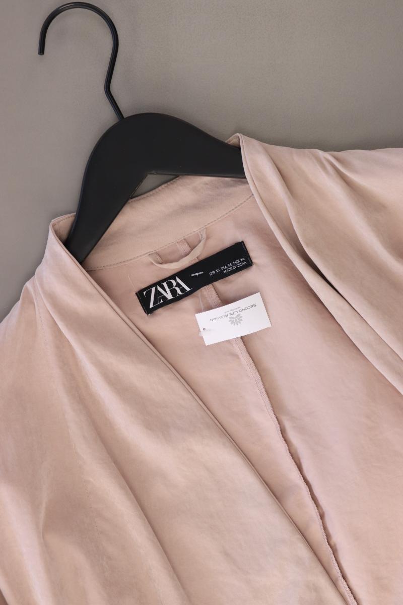 Zara Übergangsmantel Gr. XS rosa aus Polyester